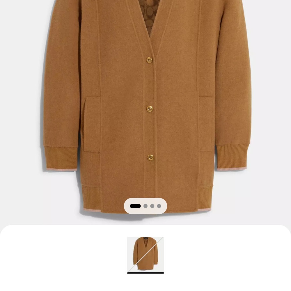 Coach cardigan